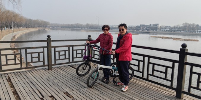 白鷺未歸騎客至  春風(fēng)拂面意悠揚(yáng) --仲春騎行羅馬湖隨吟