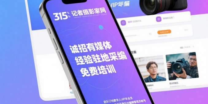 315記者攝影家網2026年招募開啟！攝影會員+駐地采編同步報名中