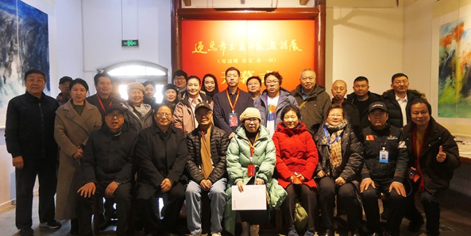 迎馬年書畫名家鄧凌鷹 朱文 桑一田邀請展在京開幕