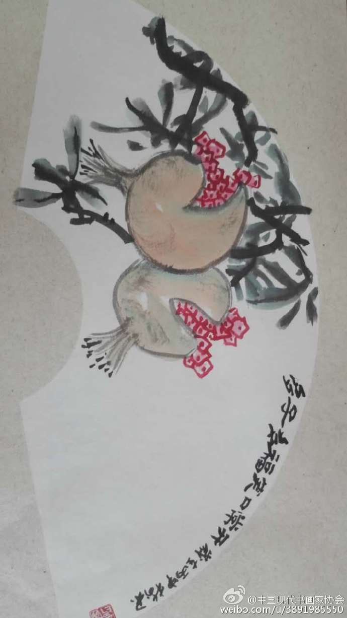 中國現代書畫家協會會長趙樹樸攜同著名書畫家應邀青陽寶泰公司