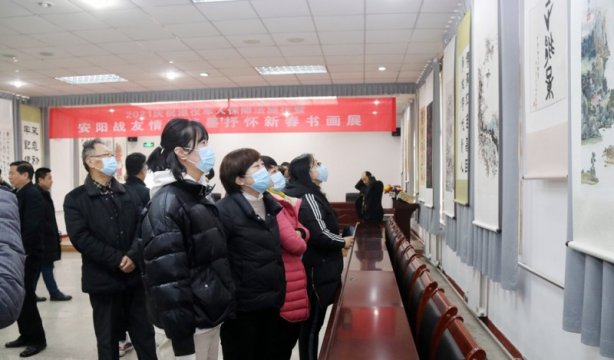 安陽市舉行《2021慶祝退役軍人保障法施行暨安陽戰友情深 筆墨抒