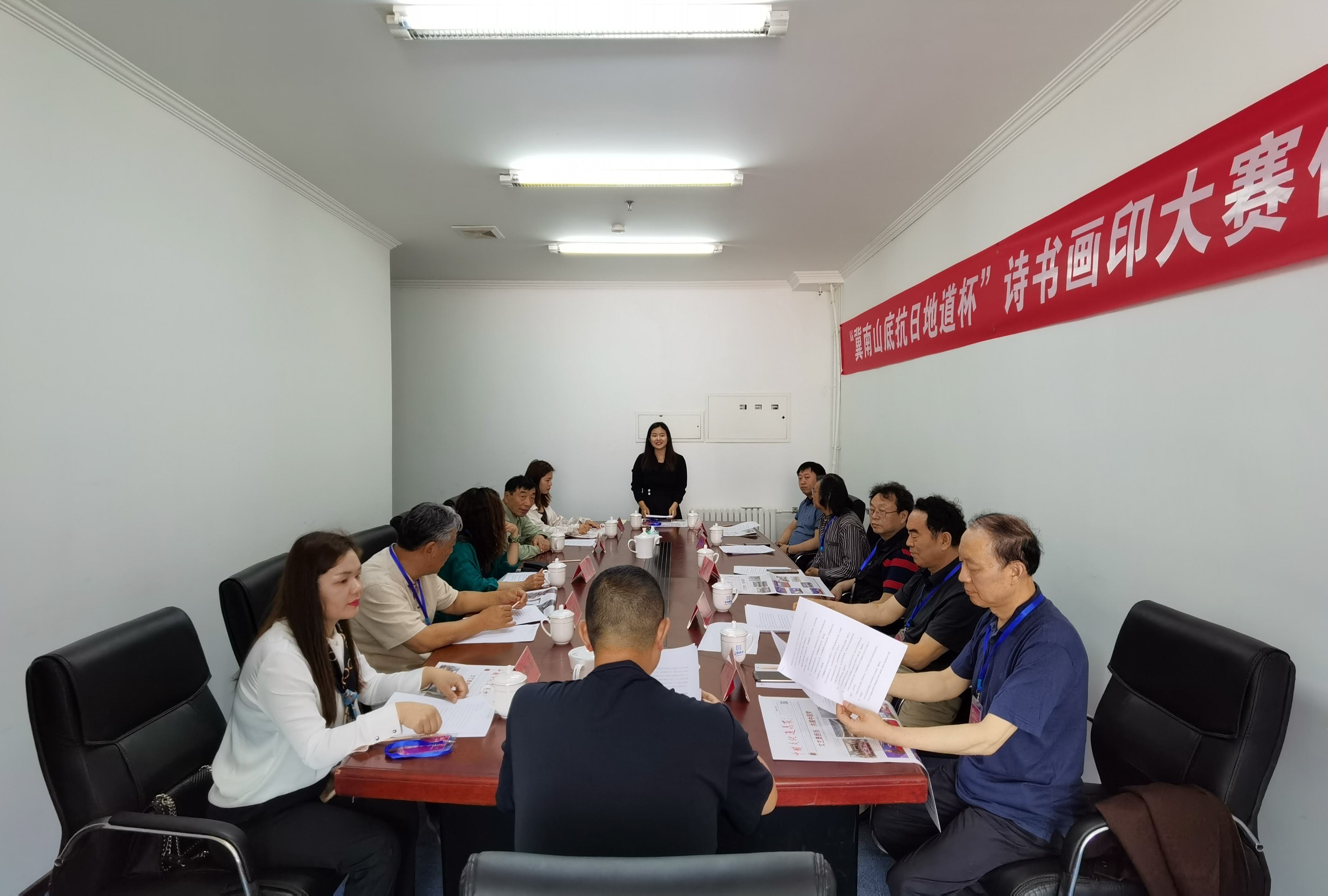 壯懷激烈頌百年，神筆伏兵越萬千 &mdash;&mdash;&ldquo;冀南山底抗日地道杯&rdquo;全國詩書畫印藝術風采大賽開評