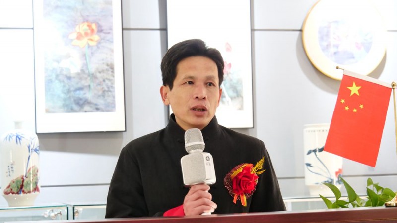 &ldquo;荷風逸趣＂&mdash;林清泉荷花作品展在京展出